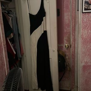 One strap prom dress